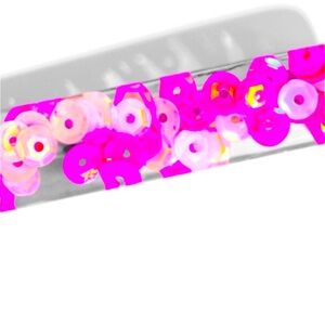 💖🤍 SO CUTE❗️ PAPARAZZI “SEQUIN SHIMMER” IRIDESCENT PINK HAIR CLIP! 🤍💖